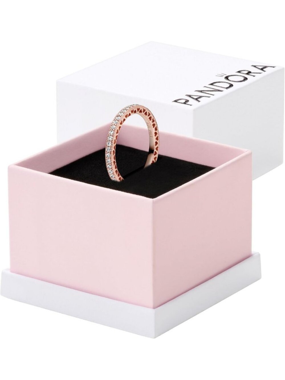 Sparkling Halo Hearts Ring | Elegant Jewelry for Special Occasions & Gifts